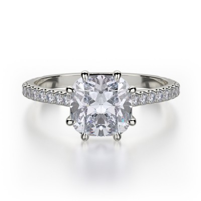 MICHAEL M Platinum Engagement Ring R712-1-5-PT