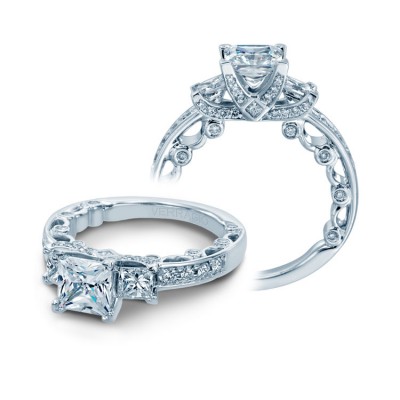 Verragio Engagement Ring with Pave Diamond Detail
