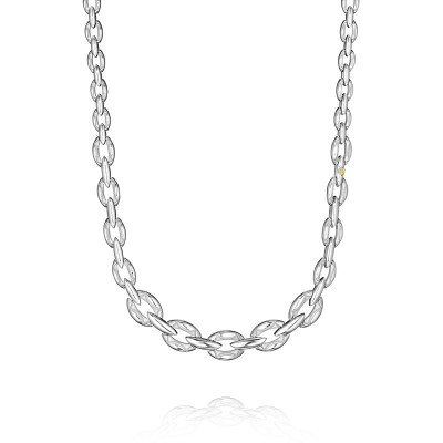 Escalating Links Necklace featuring Diamonds