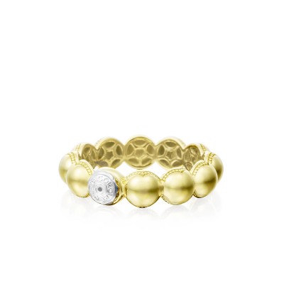 Dew Droplets Ring in Yellow Gold