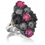 Tacori City Lights After Dark Multi-Color Gem Cluster Ring