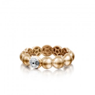 Dew Droplets Ring in Rose Gold